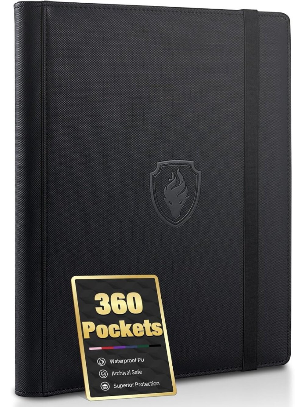 New Premium 9 Pocket Card Binder for 360 Card, PU Trading Card Binder